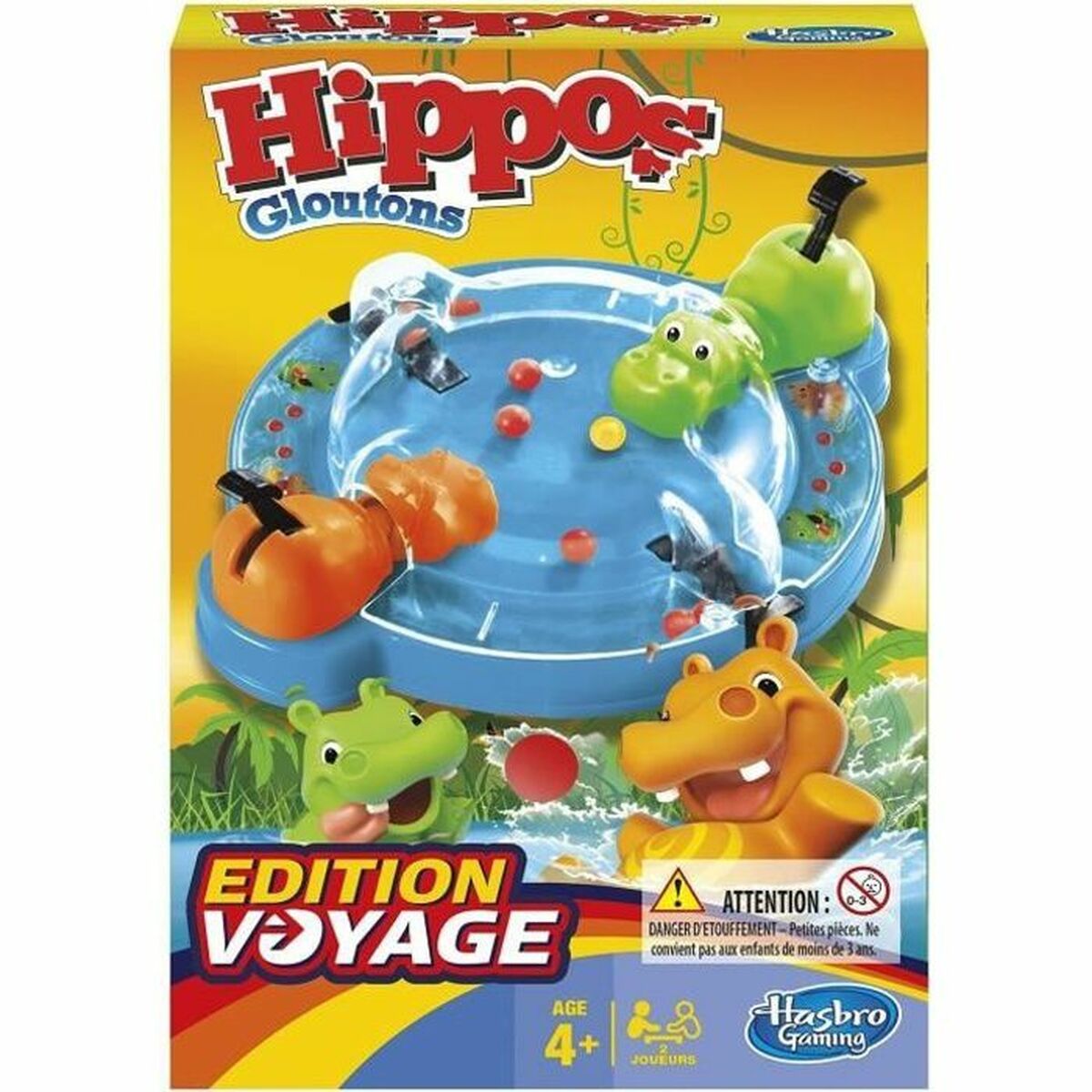 Joc de Masă Hasbro Hippos Gloutons  Edition Travel Game (FR)