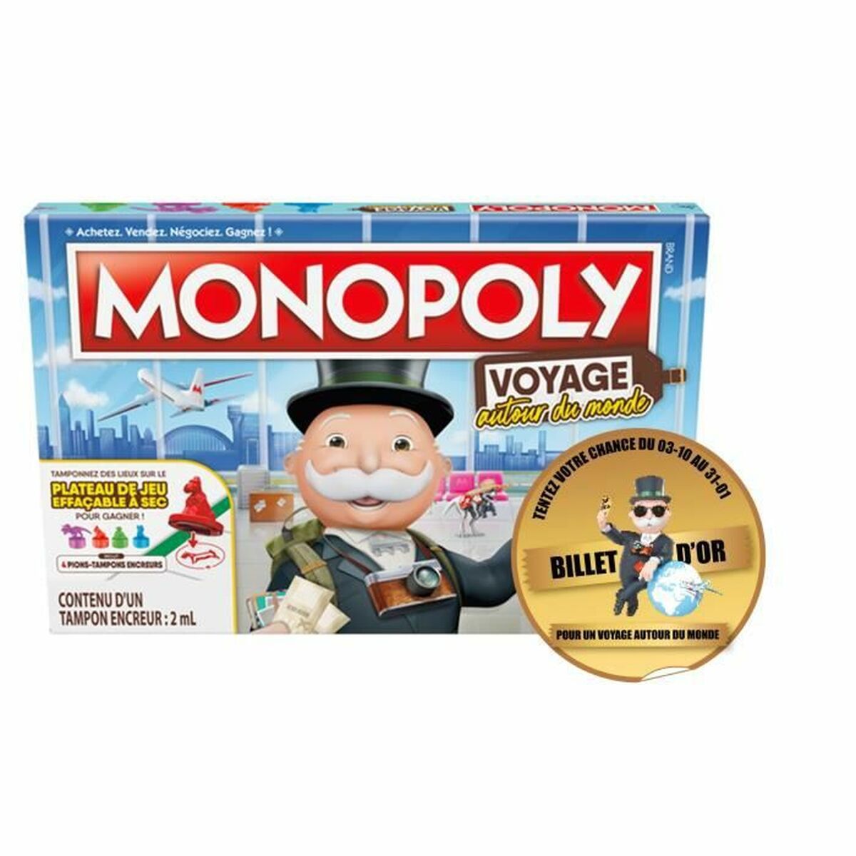 Joc de Masă Monopoly Voyage Autour du monde (FR)