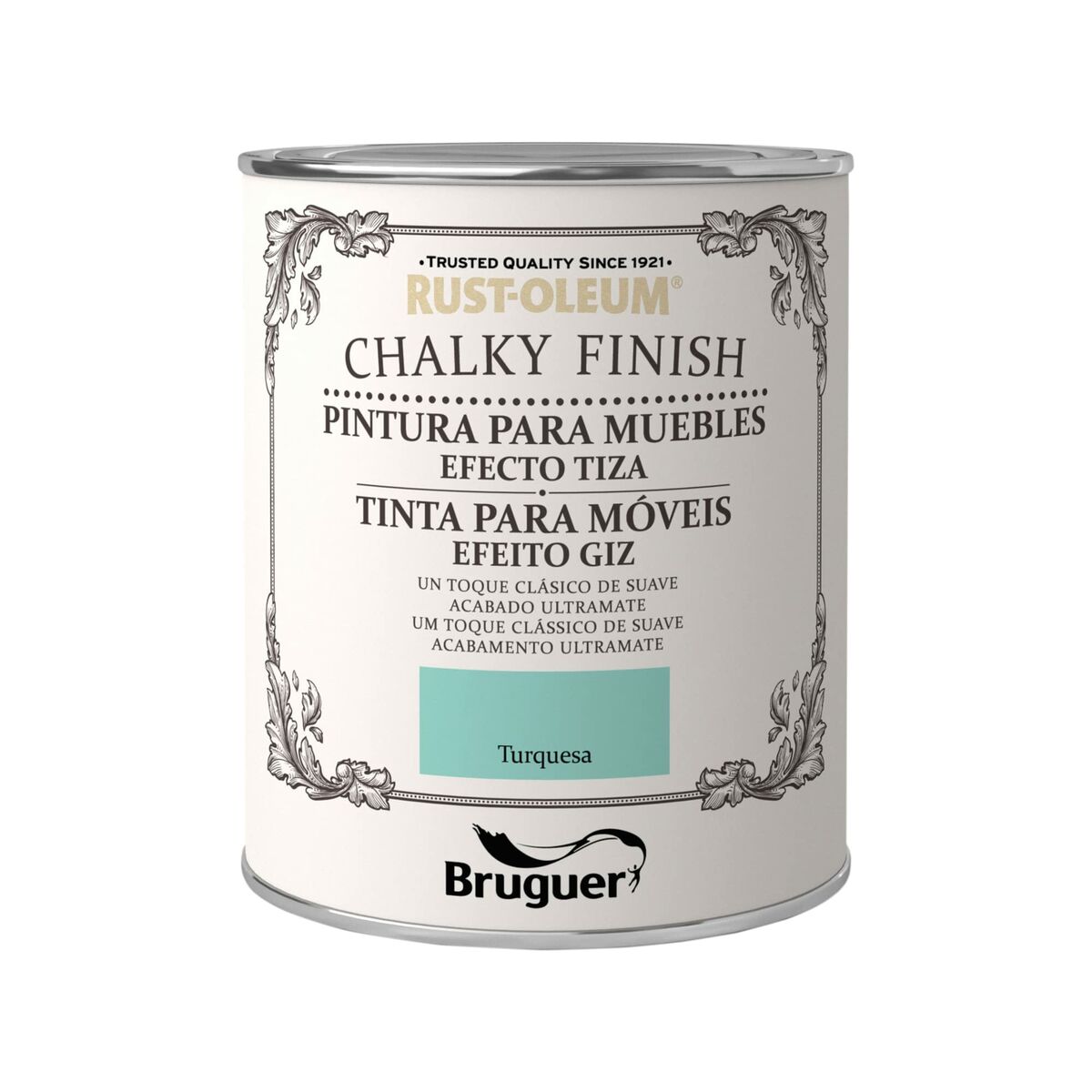 Tablou Bruguer Chalky Finish Turquoise 750 ml