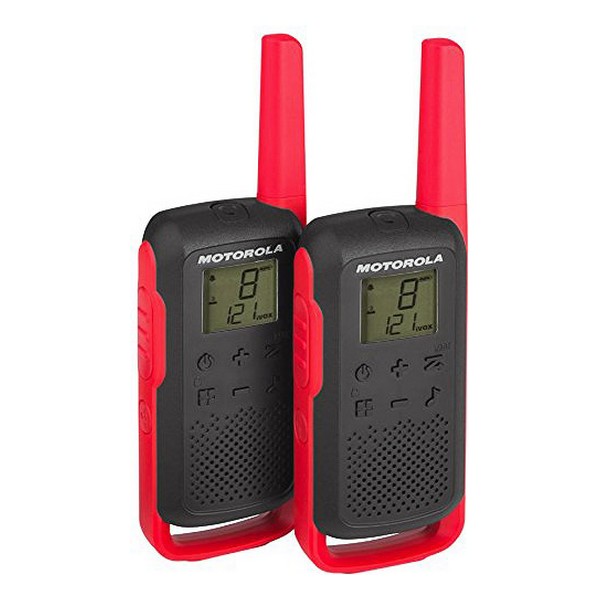 Walkie-Talkie Motorola B6P00811 (2 pcs) - Culoare Roșu