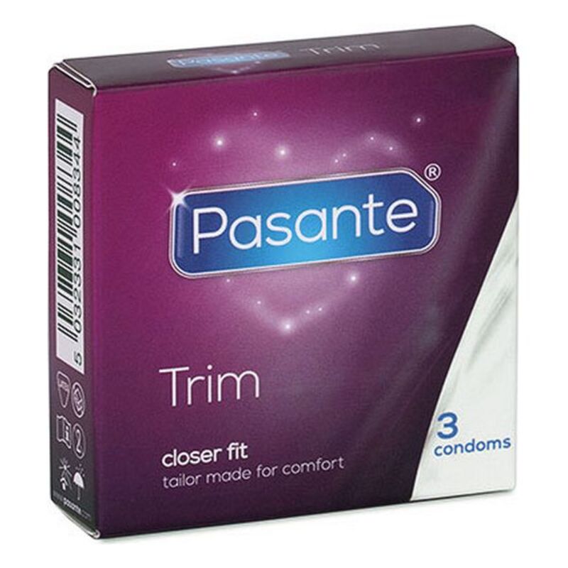 Prezervative Pasante Trim 18 cm (3 pcs)