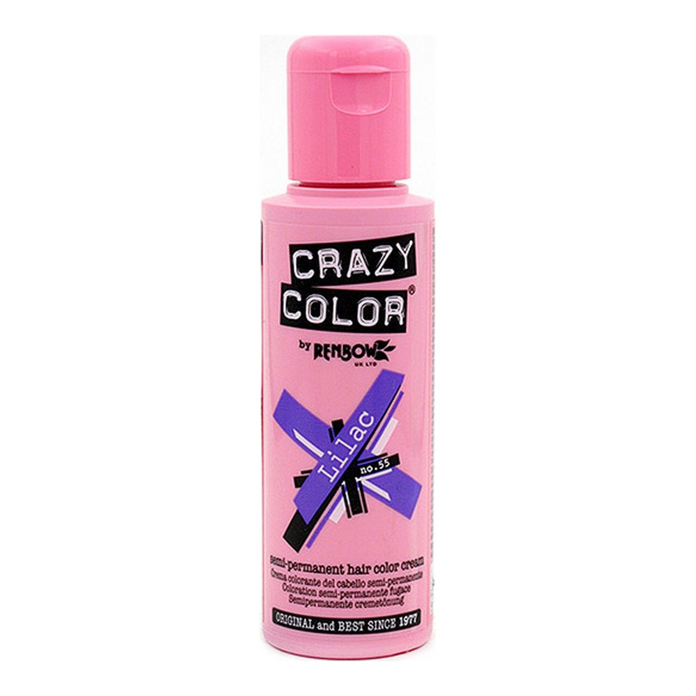 Vopsea Permanentă Lilac Crazy Color Nº 55 (100 ml)
