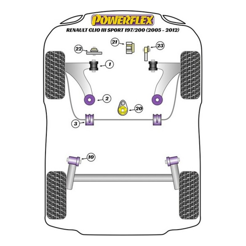 Silentblock Powerflex PFF60-803-21BLK.