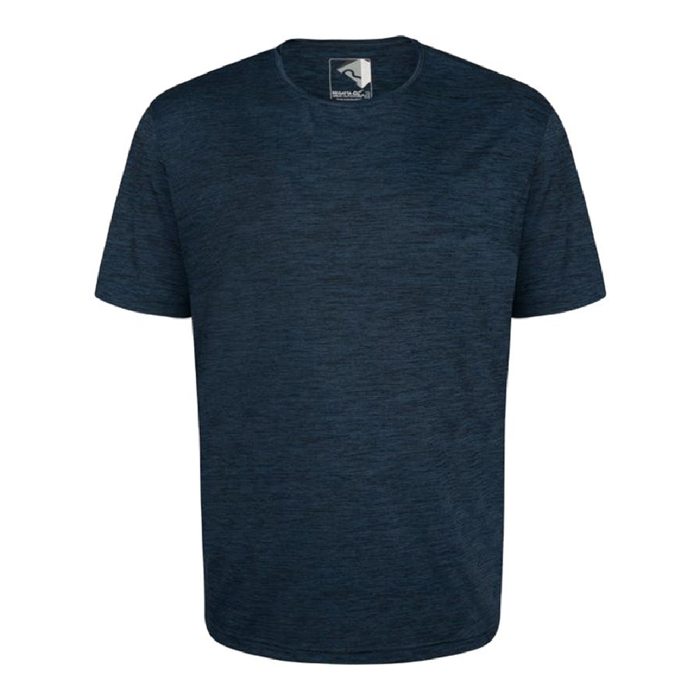 Tricou cu Mânecă Scurtă Bărbați Regatta Fingal V Graphic Active Albastru închis - Mărime L