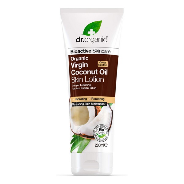 Loțiune de Corp Coconut Oil Dr.Organic (200 ml)