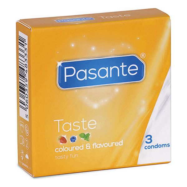 Prezervative Pasante Taste 19 cm (3 pcs)