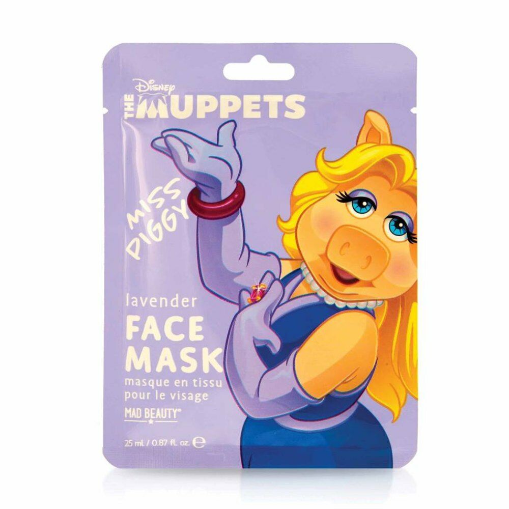 Mască de Față Mad Beauty The Muppets Miss Piggy Lavandă (25 ml)