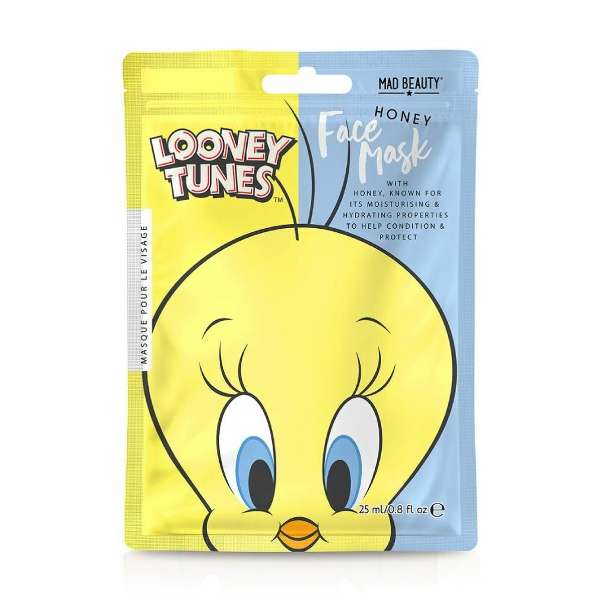 Mască de Față Mad Beauty Looney Tunes Piolín Miere (25 ml)