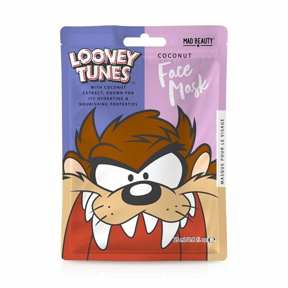 Mască de Față Mad Beauty Looney Tunes Taz Cocos (25 ml)