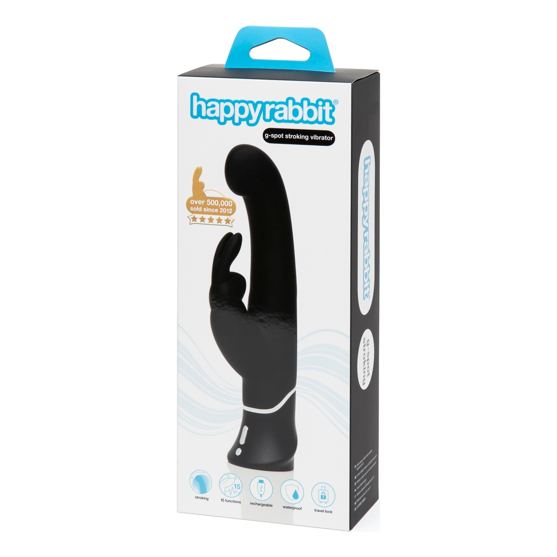 G Vibrator Lepure Happy Rabbit Stroker  Negru