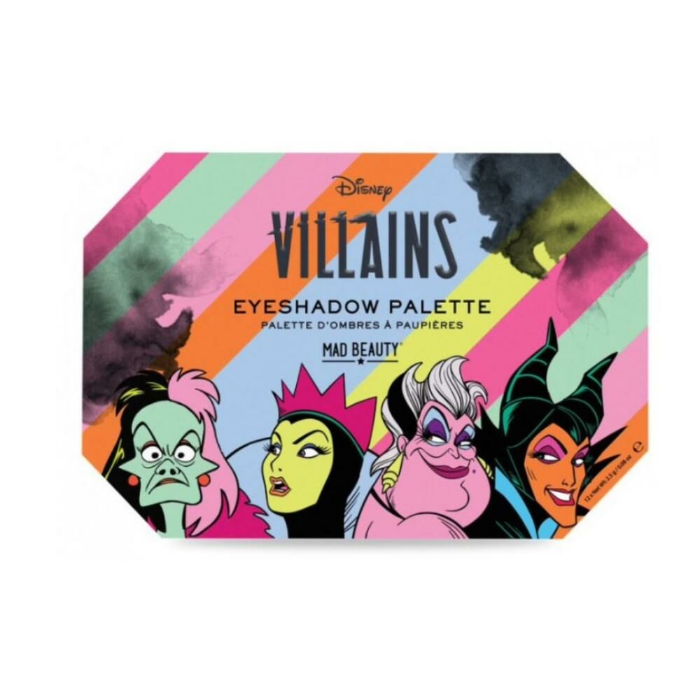 Paletă de Fard de Ochi Mad Beauty Disney Villains (12 x 2,5 g)