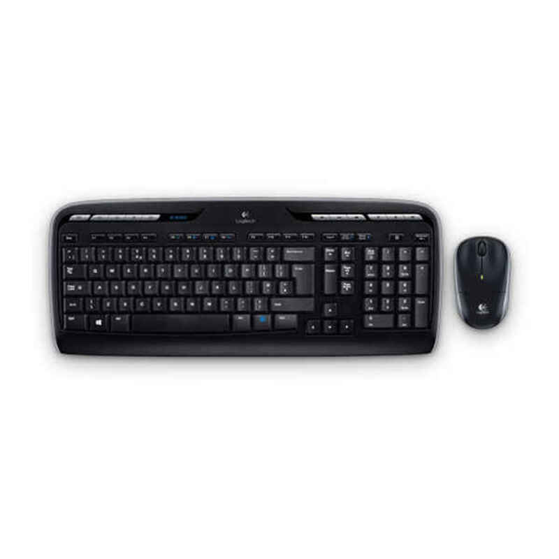 Tastatură și Mouse Fără Fir Logitech MK330 Negru