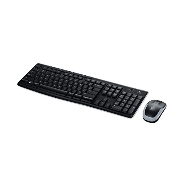 Tastatură și Mouse Optic Logitech 920-004513 2,4 GHz Negru Fără Fir
