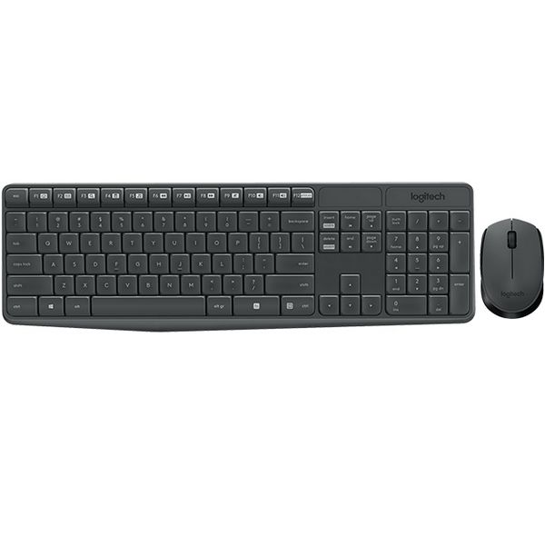 Tastatură și Mouse Fără Fir Logitech 920-007919 Gri
