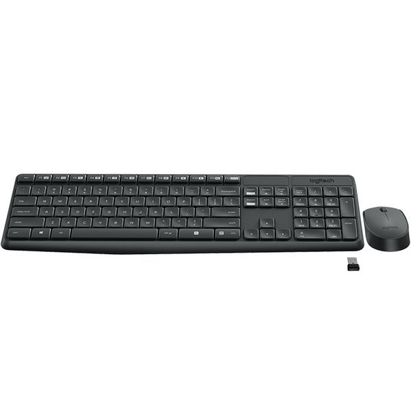 Tastatură și Mouse Fără Fir Logitech 920-007919 Gri