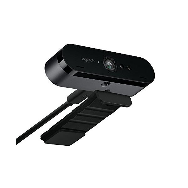 Webcam Logitech BRIO 4K Ultra HD RightLight 3 HDR Zoom 5x Streaming Infraroșii Negru