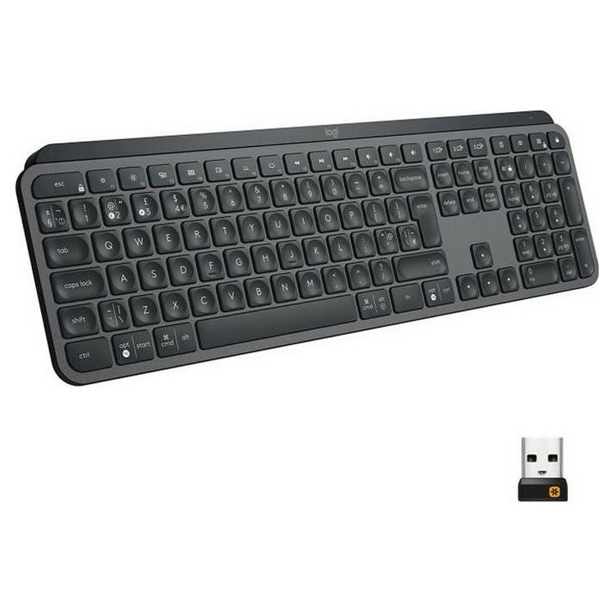 Tastatură Bluetooth Logitech MX Keys Negru Franceză AZERTY