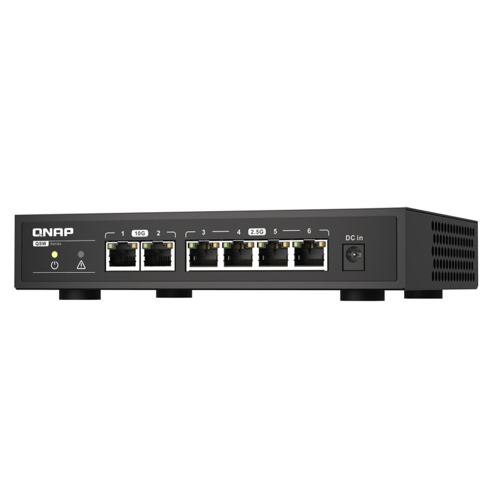 Router Qnap QSW-2104-2T          Negru 10 Gbit/s
