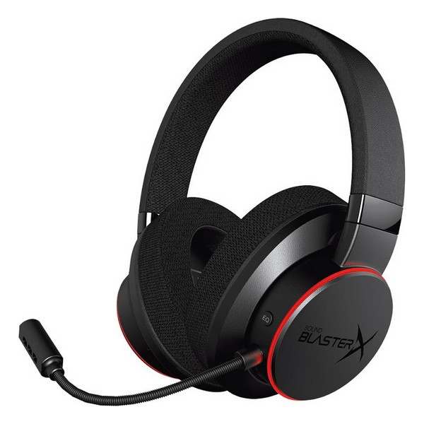 Căști cu Microfon Gaming Creative Technology Sound BlasterX H6 Negru/Roșu (Refurbished B)