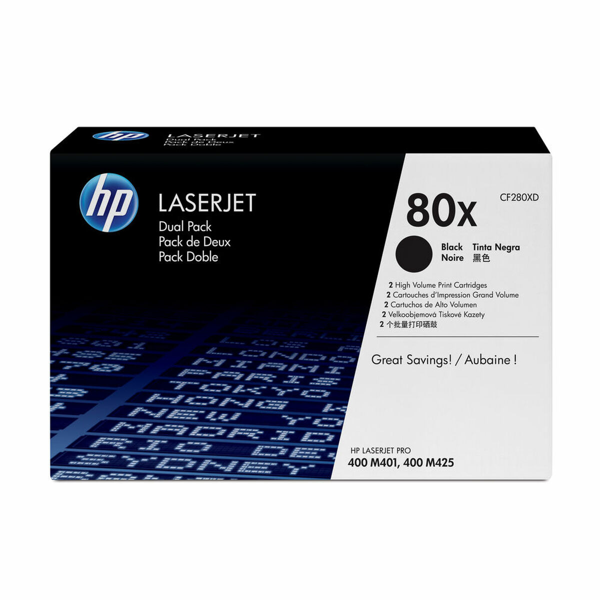 Toner Original HP 80X Negru