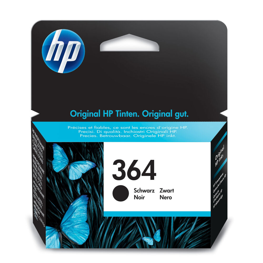 Cartuș cu Cerneală Originală Hewlett Packard 364 Negru