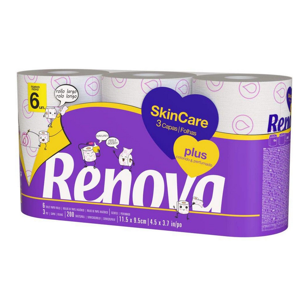 Hârtie Igienică Renova Skin Care (6 uds)