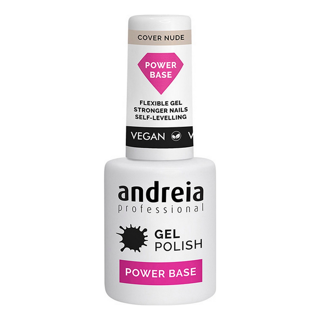 lac de unghii Semi-permanent Gel Polish Power Base Andreia Nude (10,5 ml)