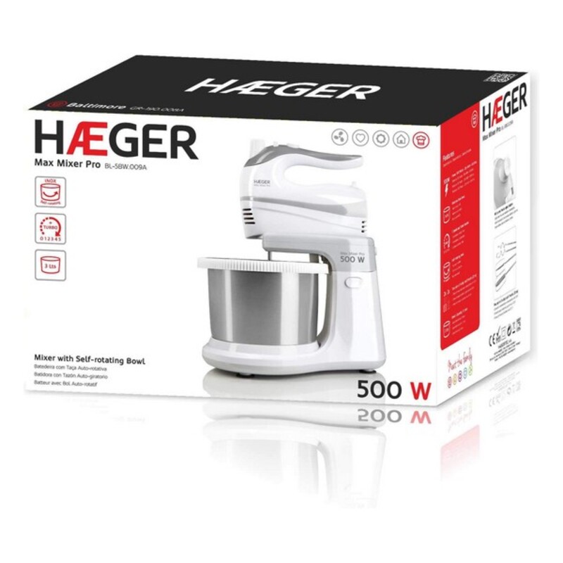 mixerul-malaxor cu bol Haeger Max Mixer Pro 2 L 500W