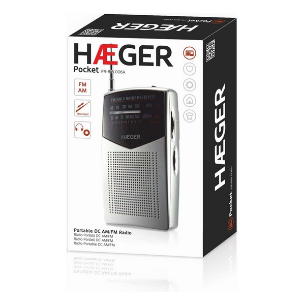 Radio AM / FM Haeger Pocket