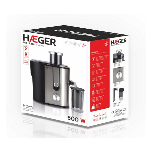 Blender Haeger Mini Juicer 600 W
