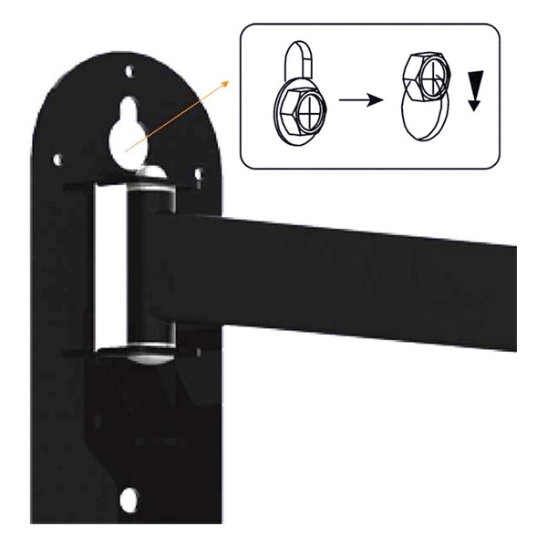 Suport TV Haeger Large Triple Tilt & Swivel 23