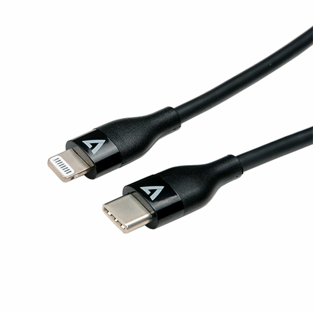 Cablu USB-C la Lightning V7 V7USBCLGT-1M         Negru