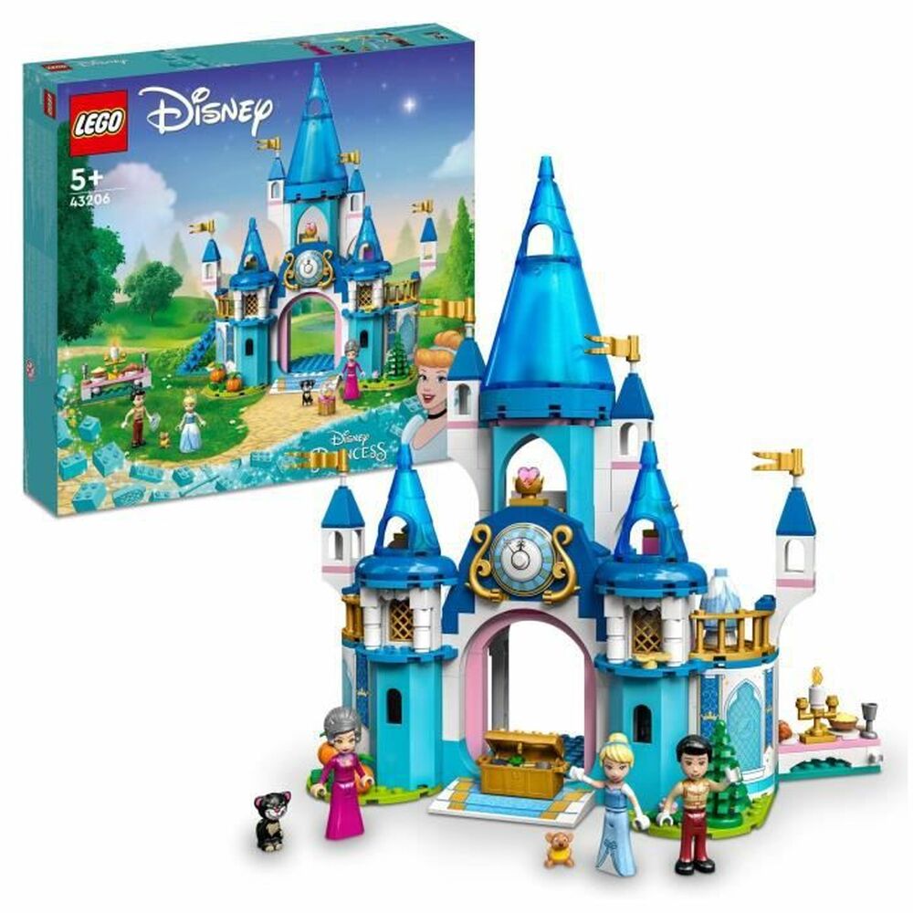 Playset Lego 43206 Cinderella and Prince Charming's Castle (365  Piese)