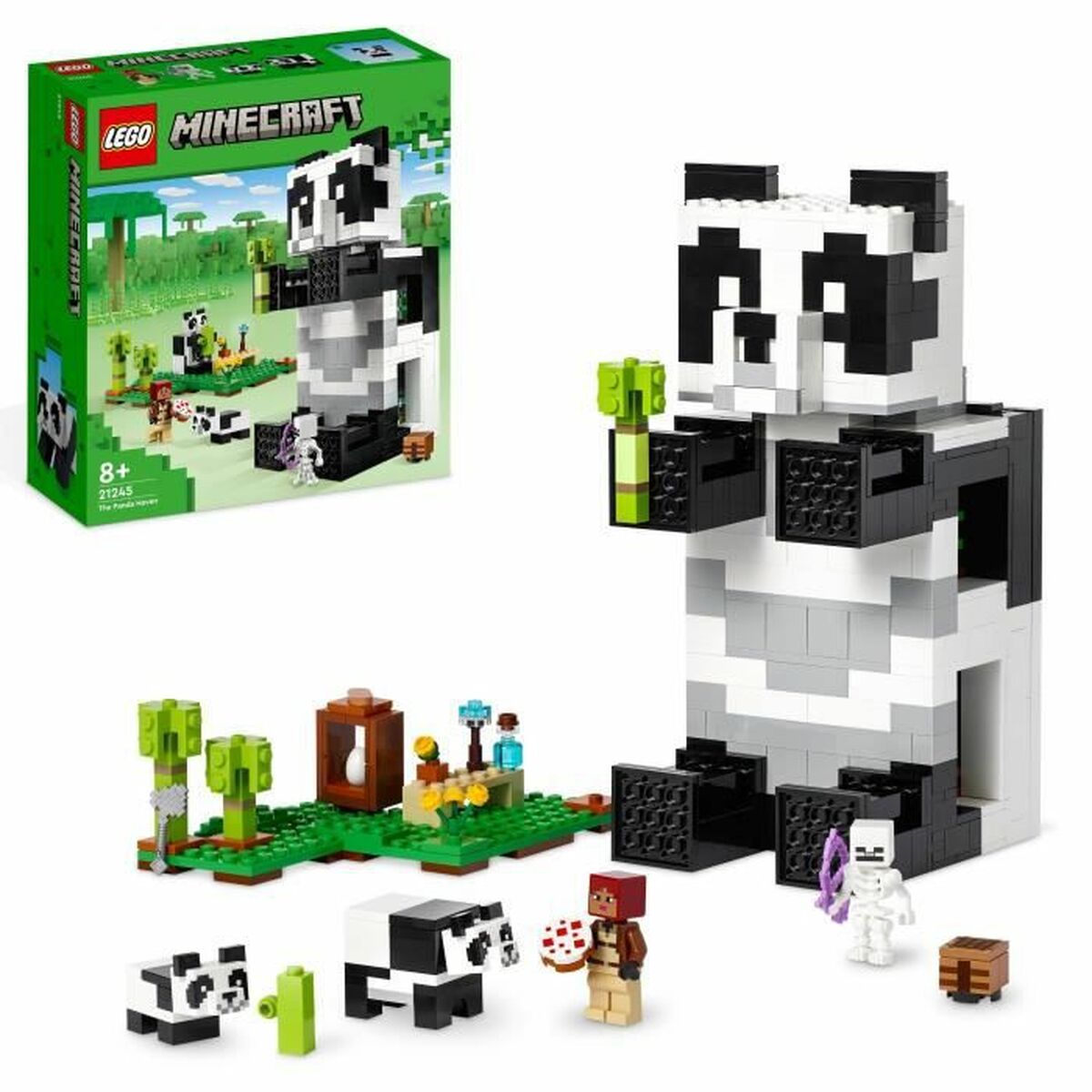 Playset Lego Panda Minecraft 553 Piese
