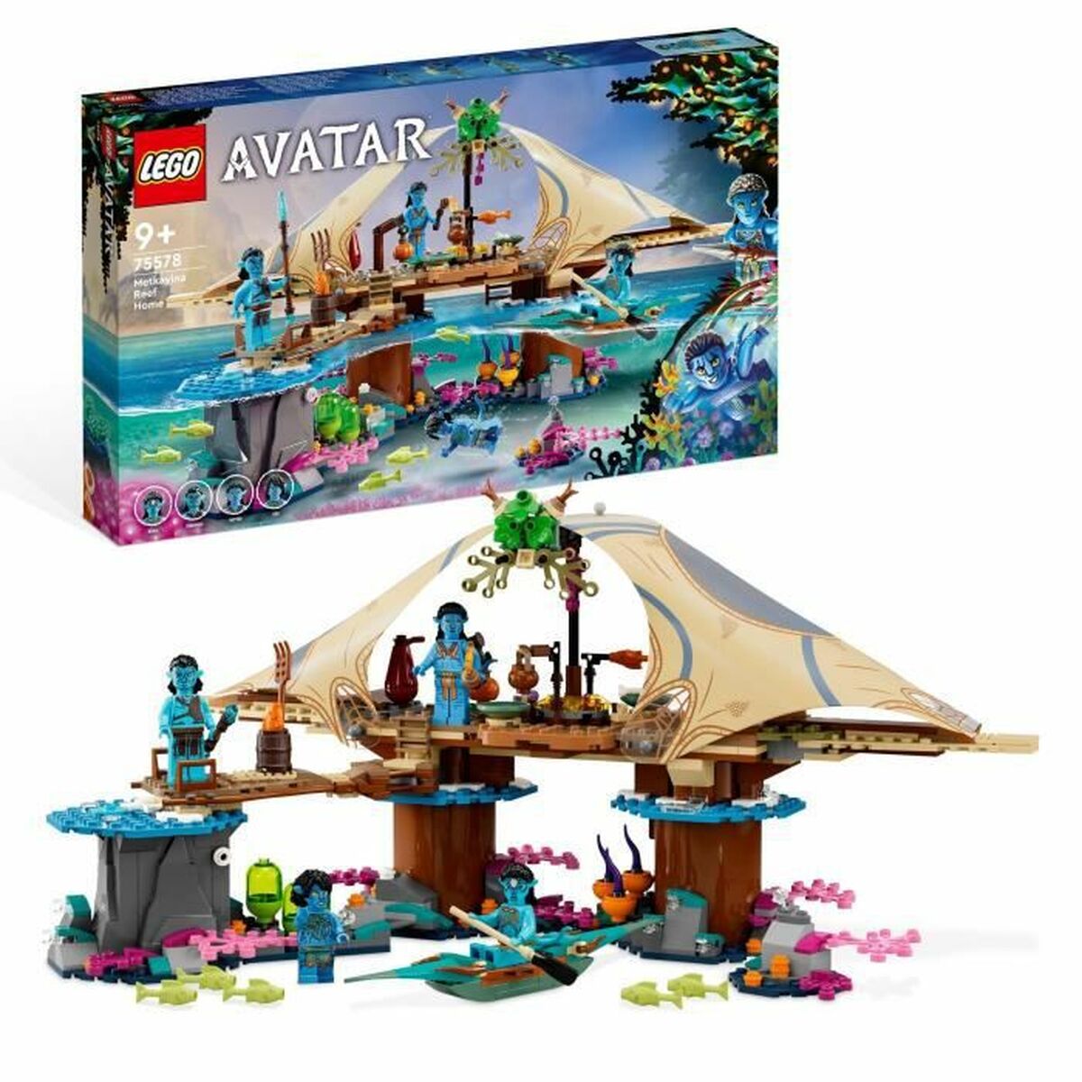 Playset Lego Avatar 75578 Metkaylna roof home 528 Piese