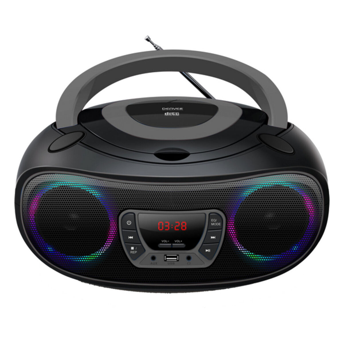 Radio CD MP3 cu Bluetooth Denver Electronics TCL-212 4W Gri