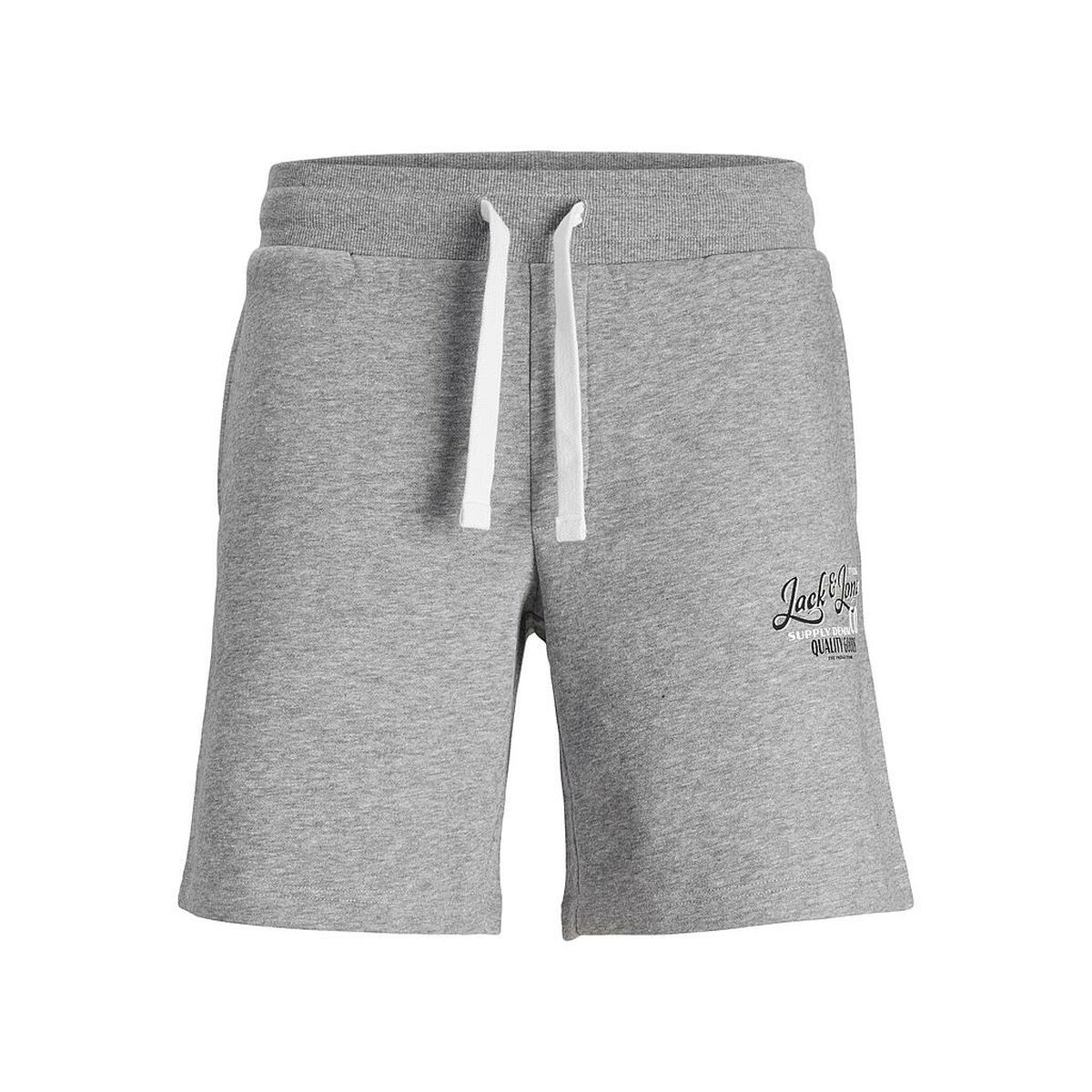 Pantaloni Scurți Sport pentru Bărbați Jack & Jones JPSTANDY SWEAT 12225087 Gri - Mărime XL