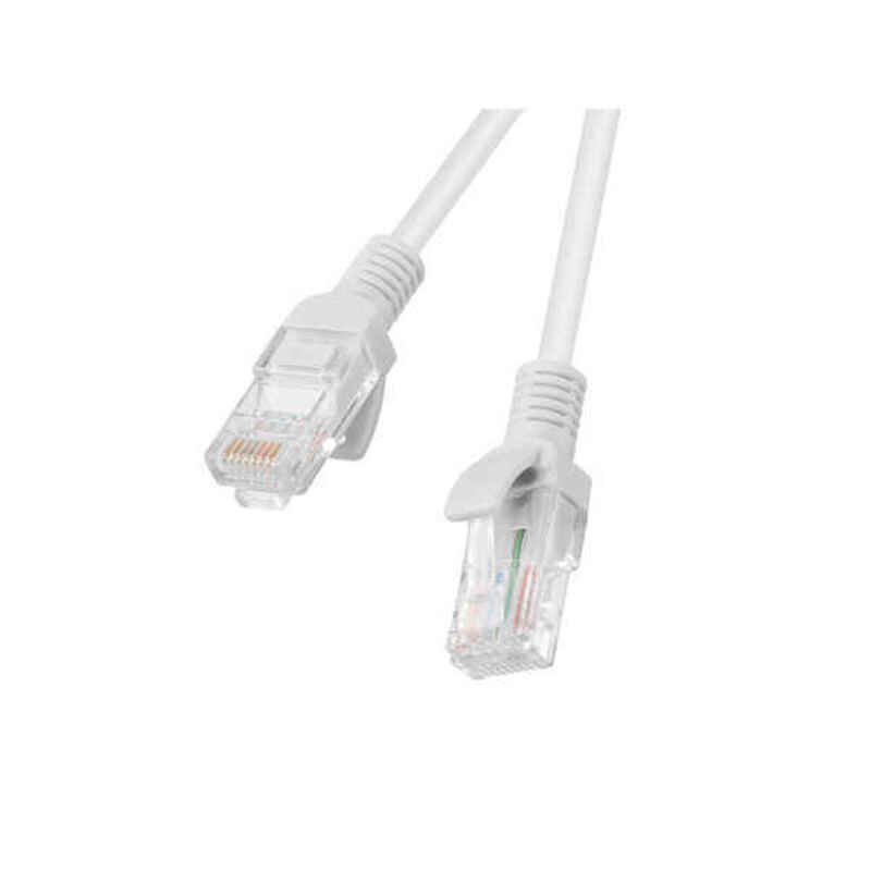 Cablu de Rețea Rigid UTP Categoria 6 Lanberg Alb - Măsură 1 m