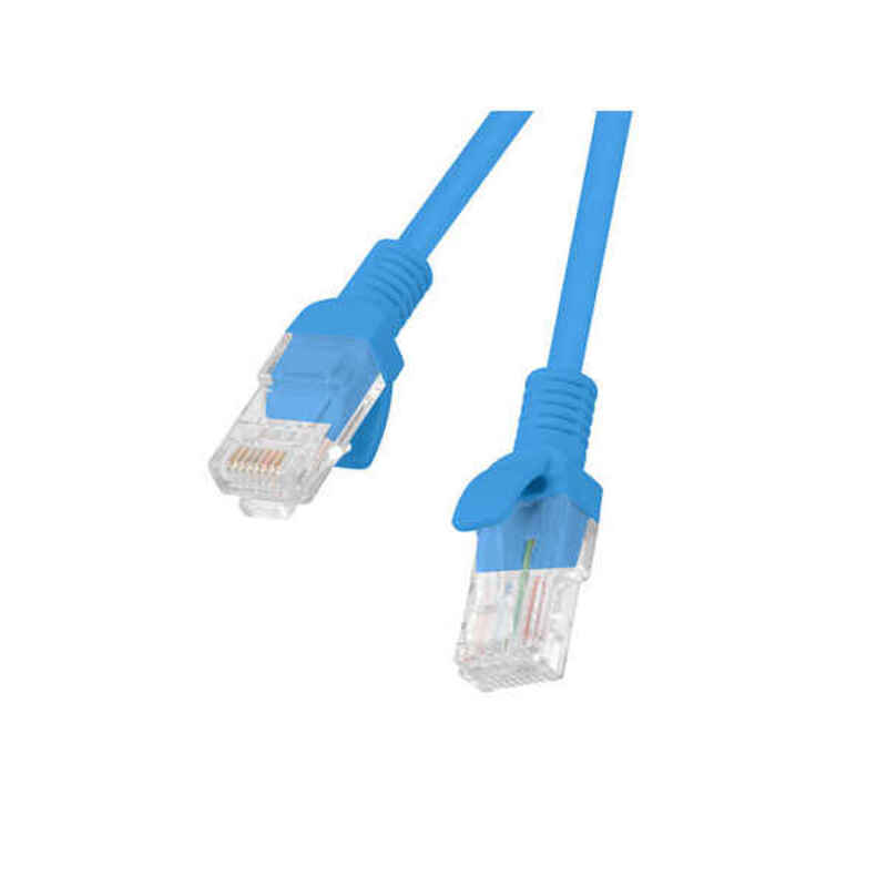 Cablu de Rețea Rigid UTP Categoria 6 Lanberg Albastru - Măsură 1 m