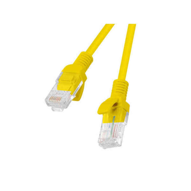 Cablu de Rețea Rigid UTP Categoria 6 Lanberg Galben - Măsură 2 m