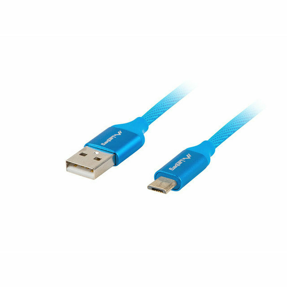 Cablu Micro USB Lanberg CA-USBM-20CU-0010-BL 1 m
