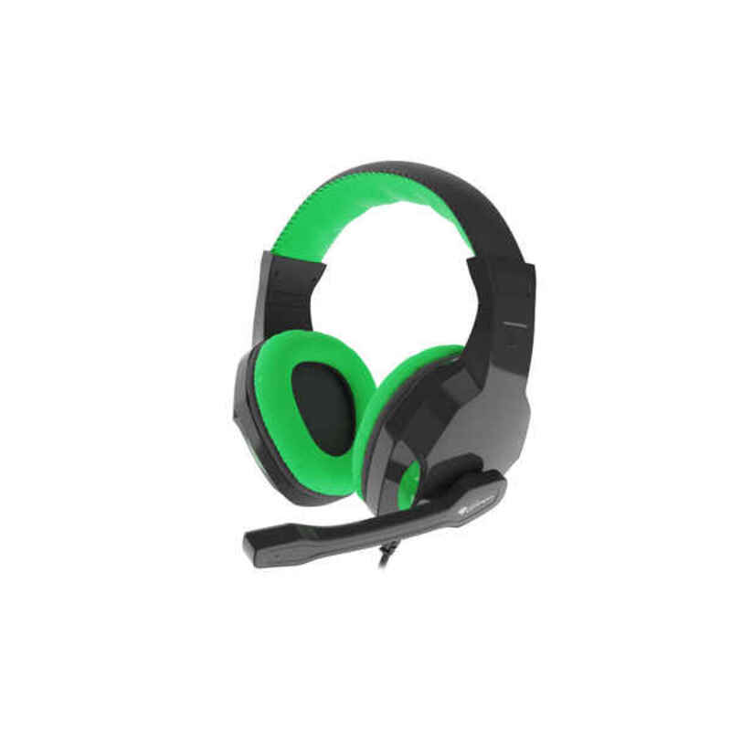 Cască cu Microfon Gaming Genesis ARGON 100 3,5 mm - Culoare Verde