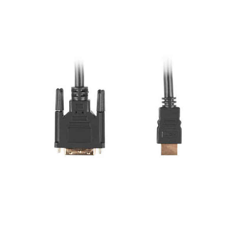 Cablu HDMI la DVI Lanberg Tată/Tată Negru - Măsură 3 m