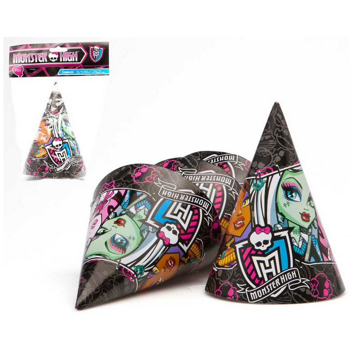 Set Articole de Sărbătoare Monster High 4 uds Pălărie
