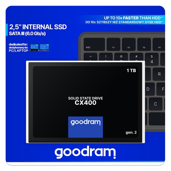 Hard Disk GoodRam CX400 gen.2 SSD 1 TB SATA III