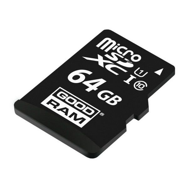 Card de Memorie Micro SD cu Adaptor GoodRam M1AA 64 GB Negru