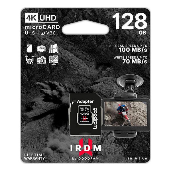 Card de Memorie Micro SD cu Adaptor GoodRam M3AA - Capacitate 128 GB