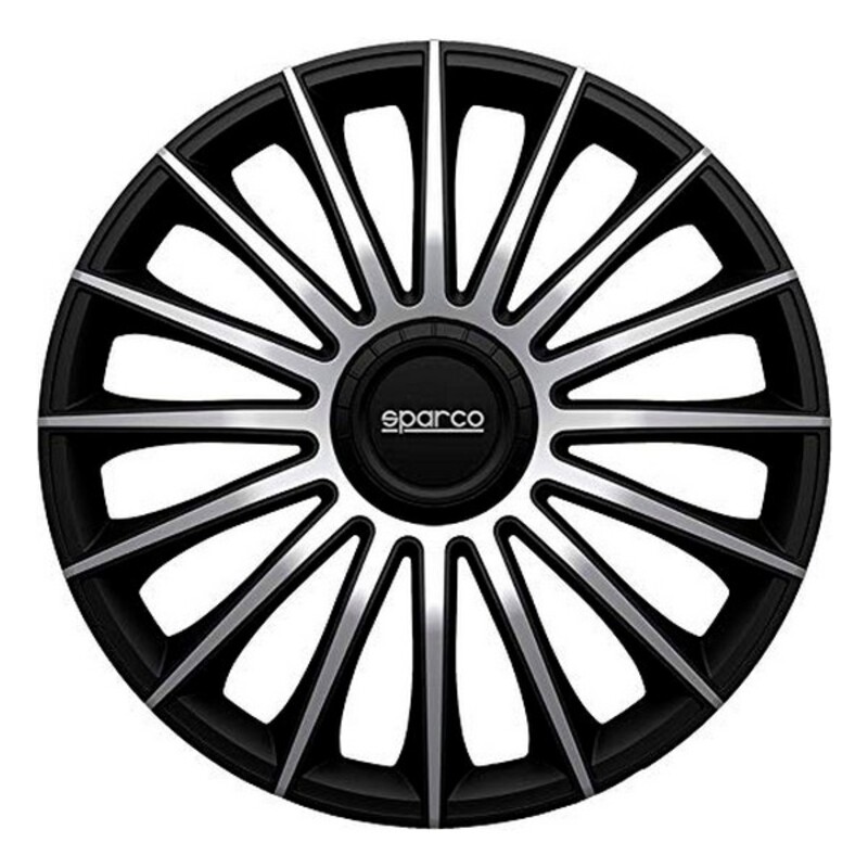 Capac de roată Sparco Torino CS5 Negru Argintiu 15