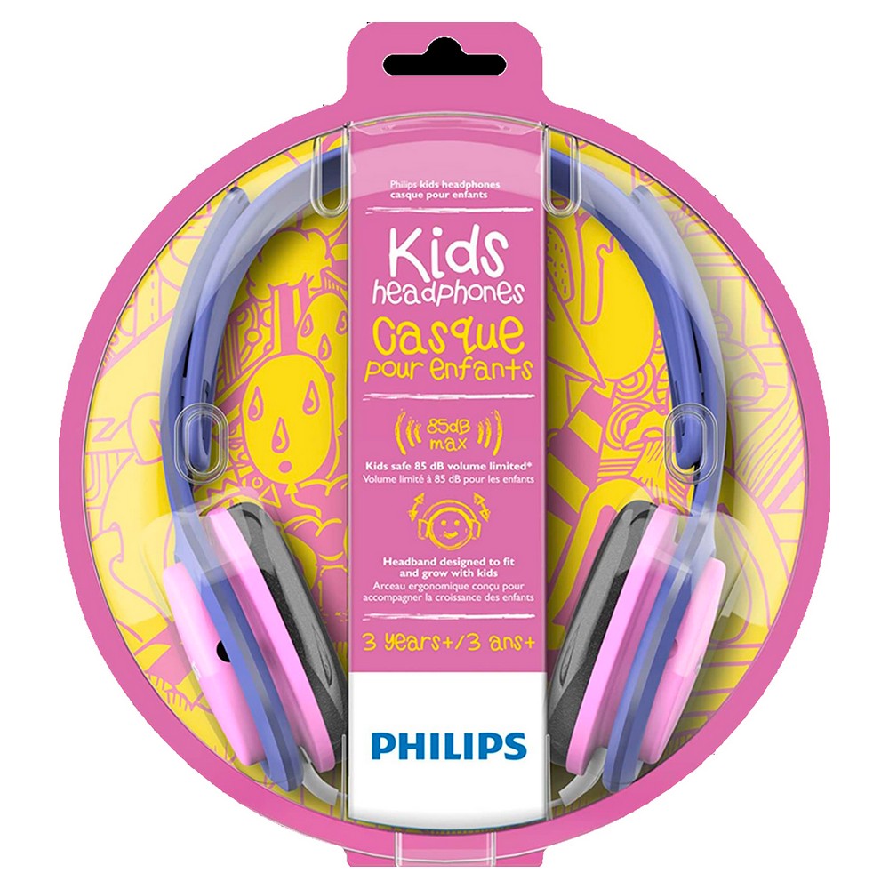 Căști cu Diademă Philips Roz Pentru băieți Cu cablu