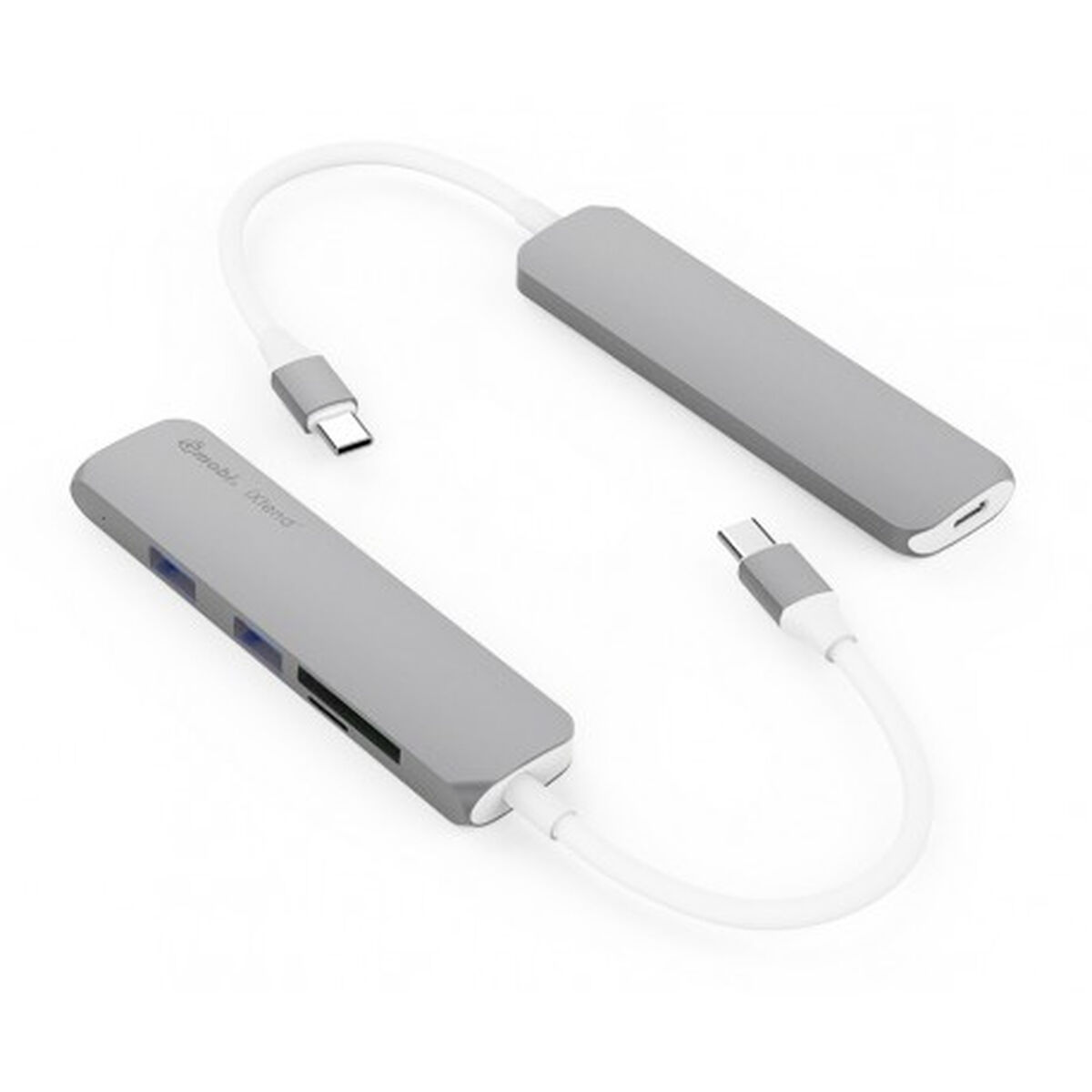 Hub USB 3 Porturi Silver HT 17123